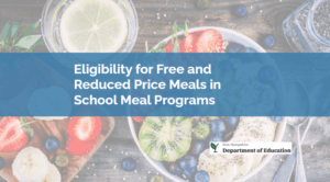 Eligibility for Free and Reduced-Price Meals in School Meal Programs 2025 (NHED-320)