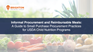Informal Procurement and Reimbursable Meals: A Guide for Small Purchases 2026 (NHED-562)